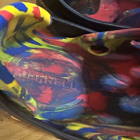 Merrell men’s hydro moc water shoes 9 rainbow main image 7